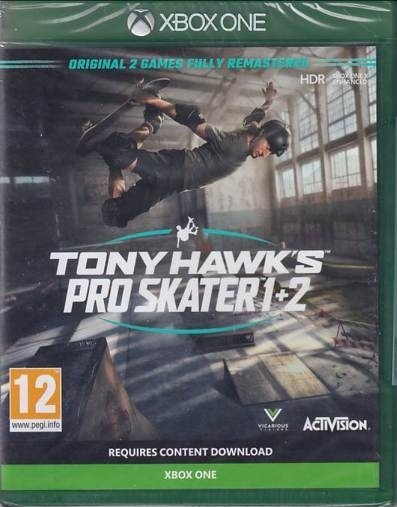 Tony Hawks Pro Skater 1+2 - Remastered - Xbox One Spil (B-Grade) (Genbrug)